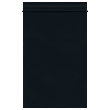 Bsc Preferred 4 x 6'' - 2 Mil Black Reclosable Poly Bags, 1000PK BUY03998168